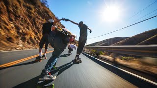 Longboarding Californias Craziest Roads  Vlog [upl. by Suiram654]