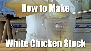 How to Make White Chicken Stock [upl. by Tumer]