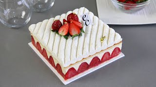 Tarta Fraisier  Fraisier Cake [upl. by Ladew505]