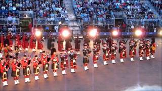 Edinburgh Military Tattoo 2012  Massed Pipes and Drums 2 of 3 [upl. by Vina900]