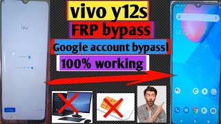 How to Vivo Y12sV2026Frp BypassUnlock Google Account Android 11New Security  V2026 FRP Unlock [upl. by Neo]