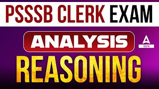 PSSSB Clerk Answer Key 2023  Reasoning Analysis All Asked Questions And Answers [upl. by Acinorav]