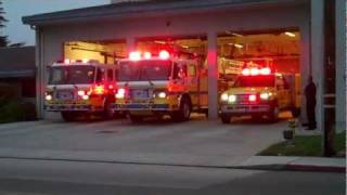 VCFD Battalion 4 in Simi  Station 41 Memorial on 10th Anniversary of 911 [upl. by Ylsel470]