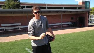 Tad Barton Splitfinger fastball demonstration [upl. by Adniram]