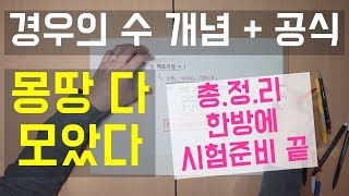 경우의 수 공식들 한번에 총정리 해드립니다  확률과통계  확통공식1 곱의법칙 합의법칙 팩토리얼 순열 조합 원순열 중복순열 중복조합 분할 이항정리 [upl. by Nofpets874]