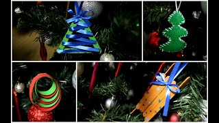 Łatwe ozdoby choinkowe dla dzieci  Easy christmas tree decorations DIY [upl. by Arral]