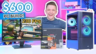 BEST 600 Gaming PC Build 202122 Full Budget Guide w 1080p Benchmarks [upl. by Cody]