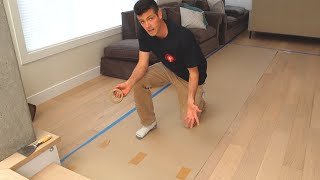 How to Protect Hardwood Floors Ramboard [upl. by Ennaesor]