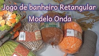 RETANGULAR MODELO ONDASðŸ€1850ðŸ€Jogo de banheiro ðŸ¤Ž [upl. by Sofie]