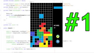 Tetris Game On Java Tutorial  Part 1 [upl. by Maddie]