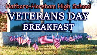 HatboroHorsham High Schools Veterans Day Breakfast 2024 [upl. by Aihseuqal]