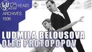 Ludmila Belousova and Oleg Protopopov SU  World Championships Prague 1962  ISU Archives [upl. by Royd]