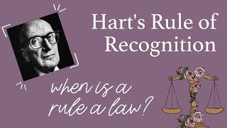 HLA HARTS RULE OF RECOGNITION EXPLAINED [upl. by Ailhat203]