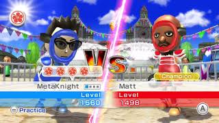 Meta Knight BPM Vs Matt but in speed  Wii Sports Resort Swordplay Speed Slice [upl. by Robbins]