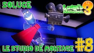 Soluce Etage 8 – Les Télé du Studio de Tournage  Luigis Mansion 3 [upl. by Ynatirb]