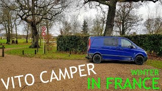 Vito Camper Van Christmas in France  The Carpenters Daughter [upl. by Harle]