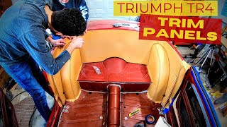 Interior Trim Panel Installation  1964 Triumph TR4 Project [upl. by Intyre]