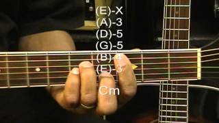 Guitar Chord Form Tutorial 141 How To Play Pharrell Williams Happy Lesson EricBlackmonGuitar [upl. by Esenahs]