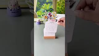 Prepare a floral desk calendar for yourself in the new year One flower per month forms a pot of [upl. by Enywtna629]