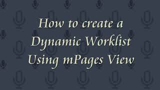 Dynamic Worklist Tutorial [upl. by Favien547]