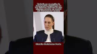 No hay ninguna prueba en contra del Gobernador Rocha Claudia Sheinbaum Pardo [upl. by Navlys]