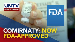 US FDA fully approves PfizerBioNTech COVID19 vaccine [upl. by Knutson]