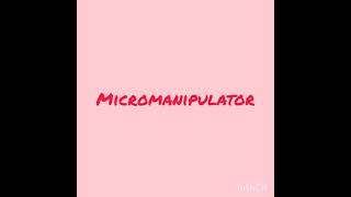 Micromanipulator method by G Spandana  MZC I [upl. by Ahgiela]