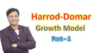 Harrod Domar Growth Model in Hindi Part 1 [upl. by Annovahs]