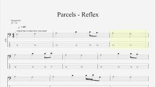 Parcels  Reflex Bass Tabs [upl. by Gresham]