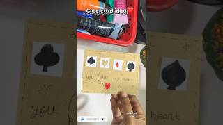 DIY easy love card ideadiy ytshorts creative lovecard craftideas art easypapercraft cute [upl. by Sauer77]