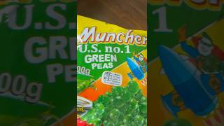 Muncher Green Peas asmr satisfying food [upl. by Keegan]