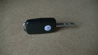 VW Remote Key Battery Replacement Quick amp Easy [upl. by Aicilf]