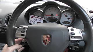 This is How To Reset SERVICE NOW message Porsche Cayman amp Boxster 987 [upl. by Acinorev]