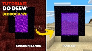 ✔️ COMO SINCRONIZAR PORTAIS DO NETHER NO MINECRAFT [upl. by Rafaj]