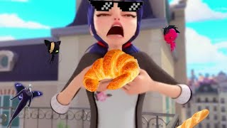 Si te ríes pierdes Versión Miraculous Las Aventuras de Ladybug y Chat Noir 24 Temporada 12 y 3 [upl. by Enilekaj]