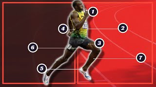 Usain Bolt Running Technique How to Run Faster [upl. by Esbenshade]