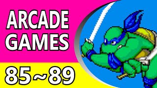 【1985  1989】 Top 50 80s Arcade Games  Alphabetical Order [upl. by Nwahsor]