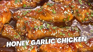 Glazed Honey Garlic Chicken Drumsticks Best Way To Cook Chicken Legs in Oven Recipe by Always Yummy [upl. by Theda]