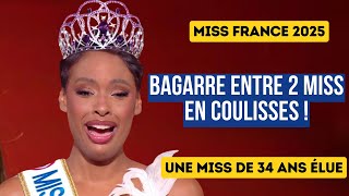 Miss France 2025  Scandale en coulisses  Bagarre entre 2 miss en coulisses [upl. by Adnovay291]