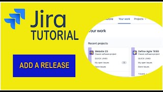 How To Add A Release  Jira Tutorial 2021 [upl. by Atinahs]