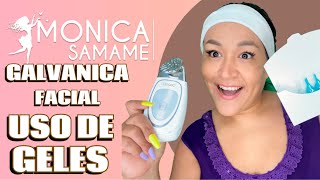 GALVANICA FACIALNUSKIN 🌸INSTRUCCIONES DE USO DE GELES [upl. by Atsok]