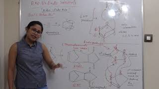 Endo Vs Exo Selectivity or Alder exo Rule for csir net iit jam gateiit [upl. by Llenyr]