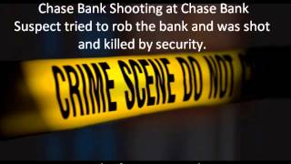 FLINT CITY SHOOTING Corunna Rd Chase Bank Robber killed by security 12513 [upl. by Ahsinrats248]