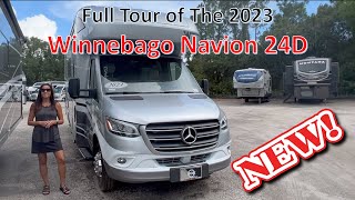 Tour The NEW 2023 Winnebago Navion 24D CClass RV Built on the Mercedes Chassis [upl. by Payson]