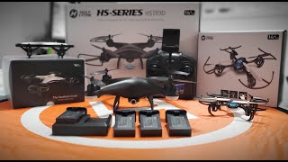 Review Test  Fly Holy Stone HS110D FPV RC Drone with 1080P HD [upl. by Aninnaig723]