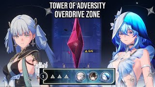 F2P Jinhsi  Zhezhi  ShoreKeeper  Tower of Adversity Overdrive Zone  Wuthering Waves 13 [upl. by Tiffy]