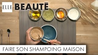 DIY  Comment faire son shampoing maison I ELLE Beauté [upl. by Salisbarry]