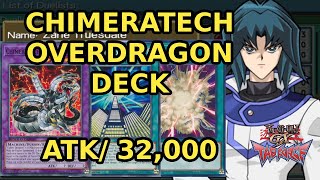 Yugioh GX Tag Force 1  Zane  Chimeratech Overdragon Deck [upl. by Austina]