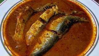 Kerala Style Sardine Fish Curry without Coconut for Beginners  Spicy Fish Curry for your family [upl. by Doloritas]