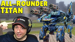 The ALLROUNDER Titan BERSAGLIERE with Arbiter – War Robots Gameplay [upl. by Salomo72]